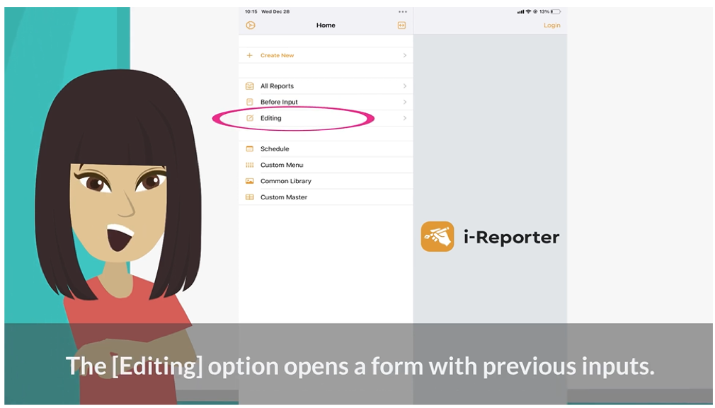 <strong>Creating a new form with i-Reporter App</strong>